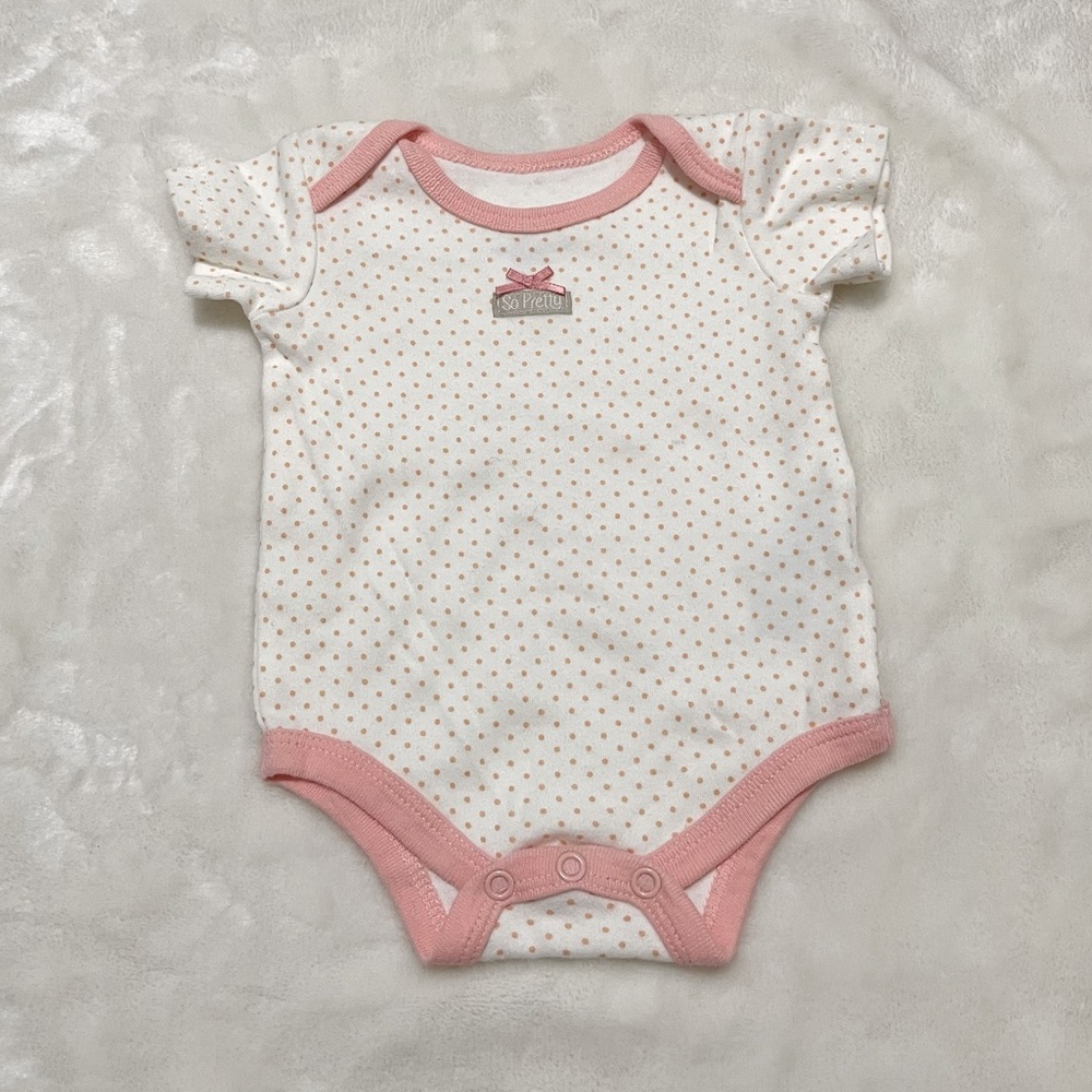 🎀 3 months baby onesies clothes with polkadots so pretty 🎀 baby girl clothes